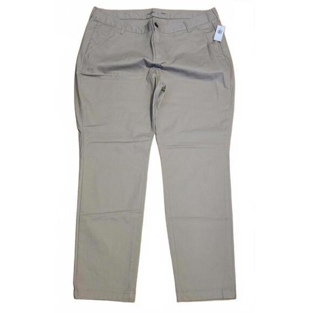 Old Navy Skinny Stretch Chino Pants Womens 16 Tan Khaki Mid Rise 402509-02-1